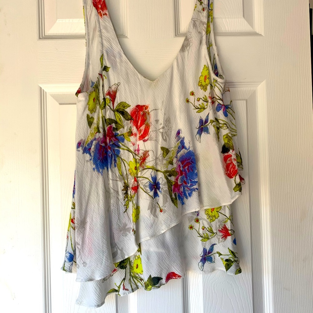 Free People floral tank